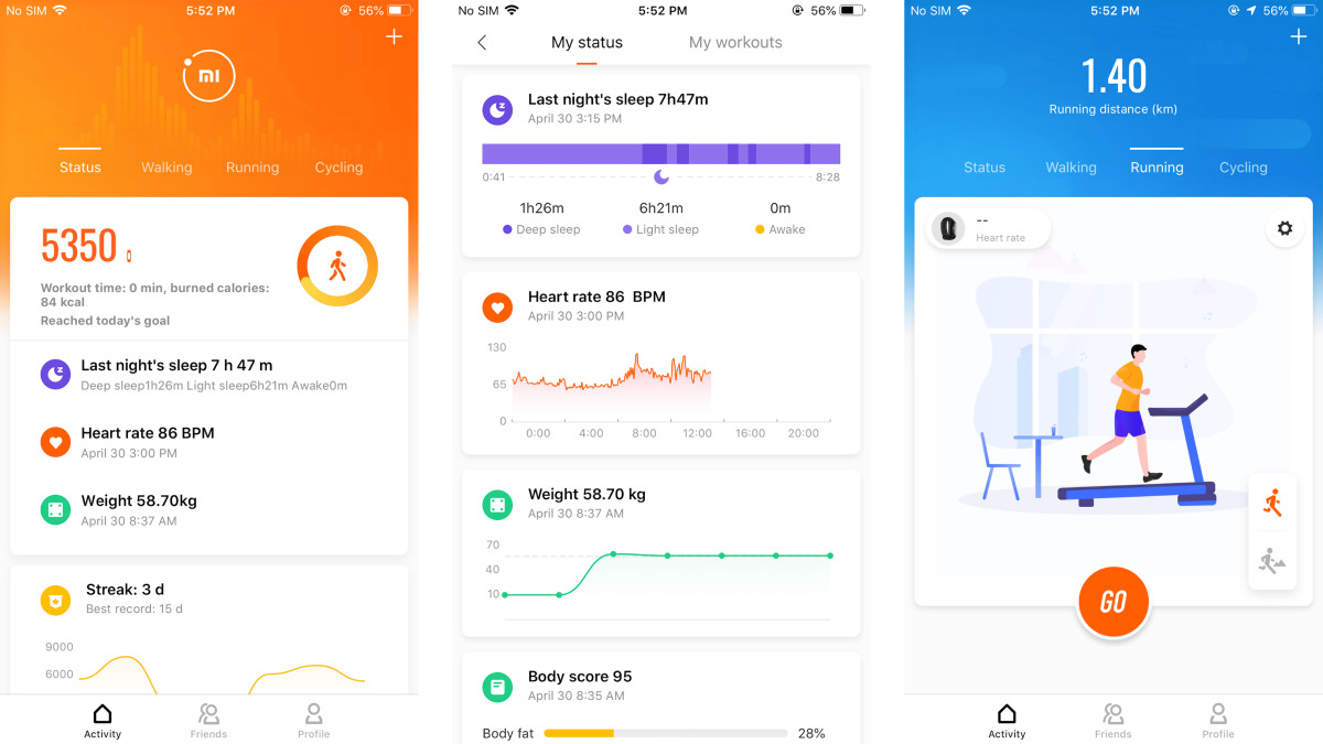 MiFit app for Amazfit Bip