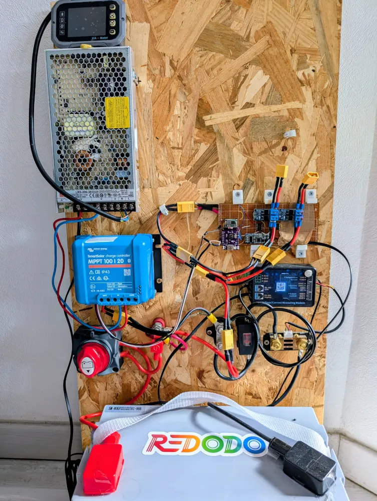 DIY solar storage and reinjection board